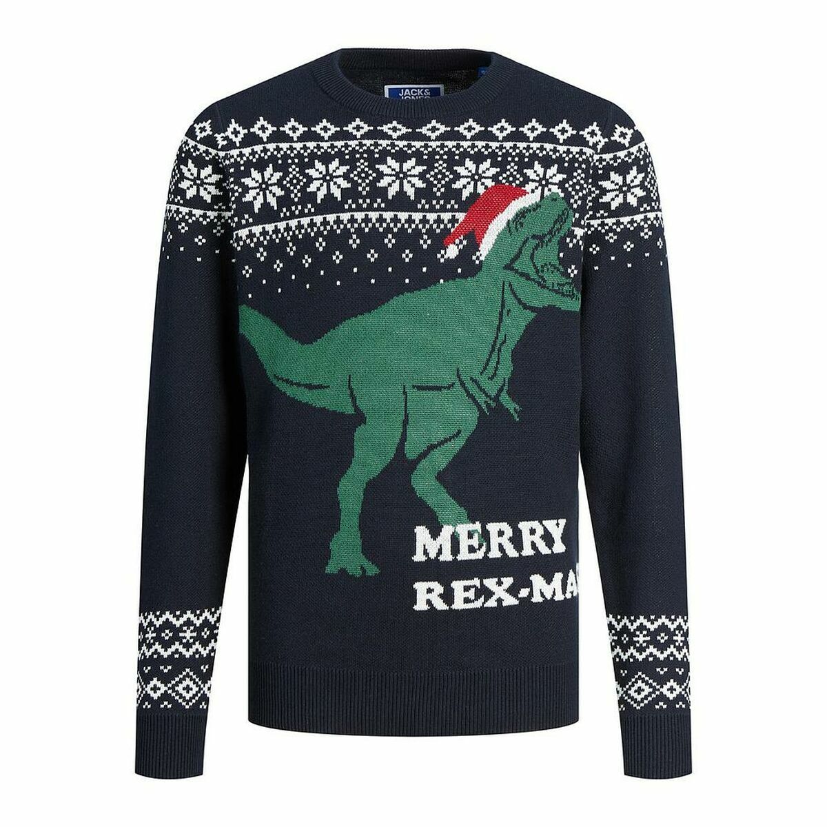 Unisex Jumper Jack & Jones T REX Navy Blue-Clothing, Boys-Jack & Jones-Urbanheer