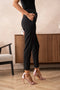 Cigarette Smoking Pants Black-Pants-Attentif Paris-S-Urbanheer