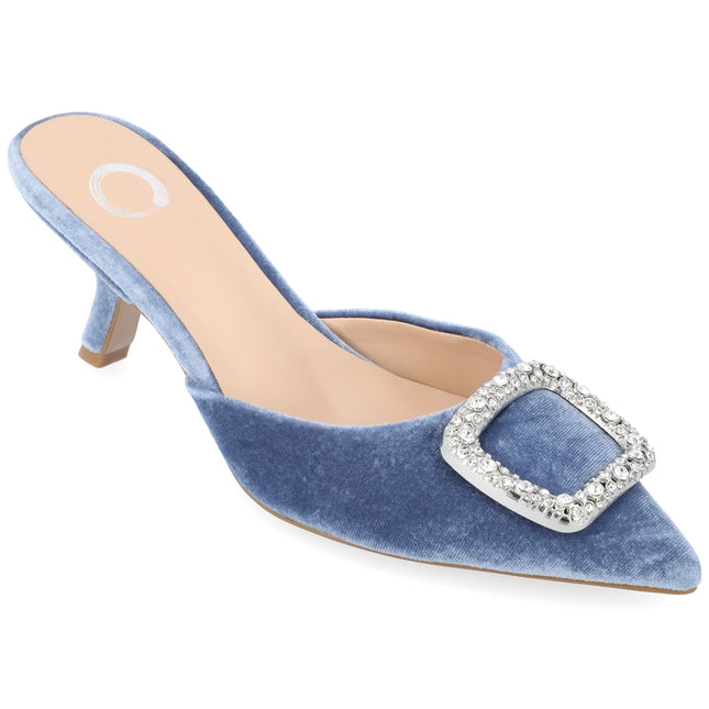 Journee Collection Women's Rishie Pump Blue-Shoes Pumps-Journee Collection-5.5-Urbanheer