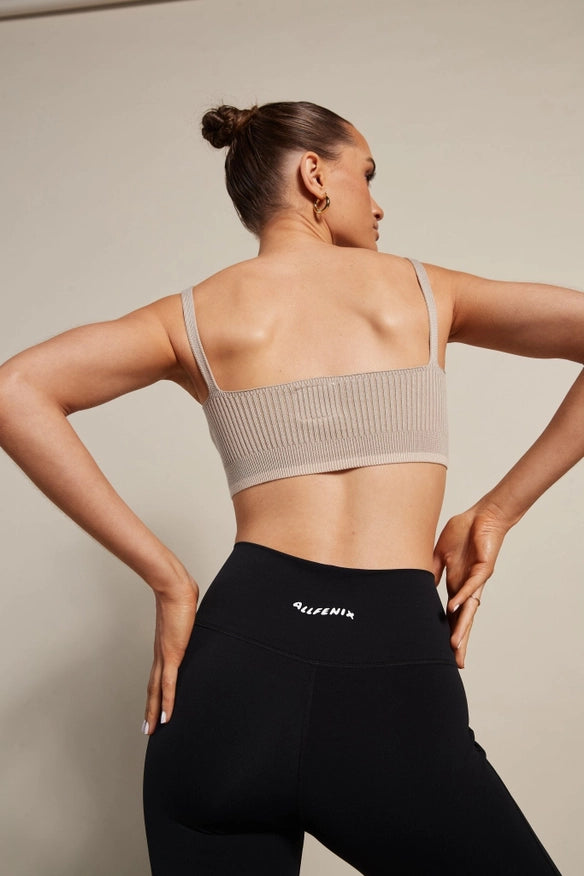 Kylie Knit Bralette (Clay)-Bralette-All Fenix-S-Urbanheer