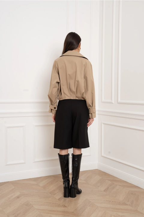 Urban Structured Short Trench Coat
