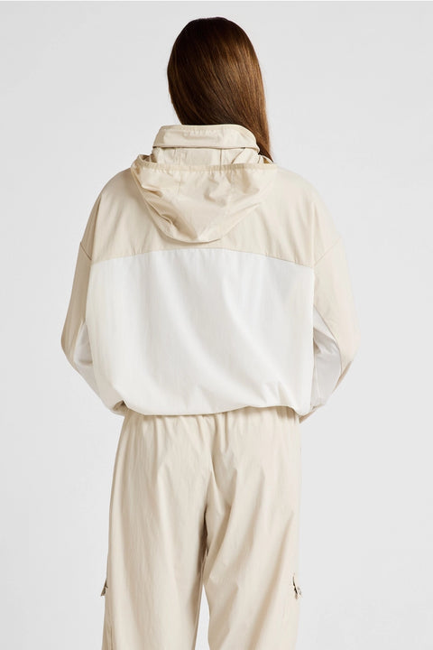 Spray Paneled Windbreaker
