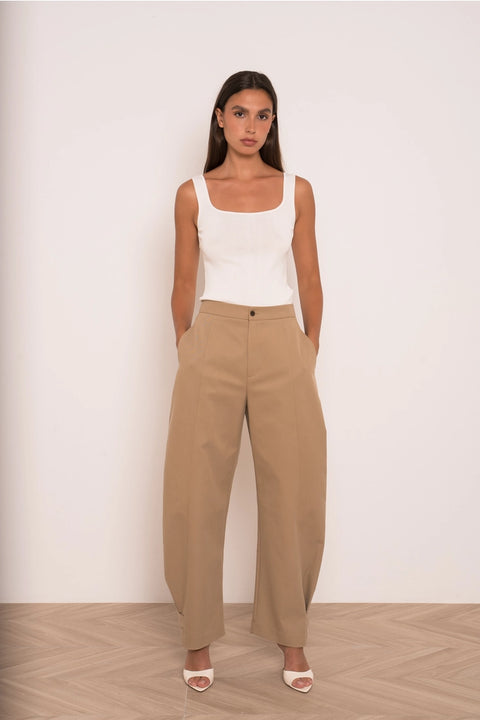 Utility Balloon Pants with A Fastening At the Hem