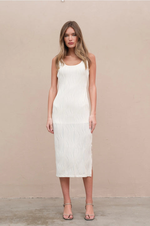 Wavy Textured Span Dress