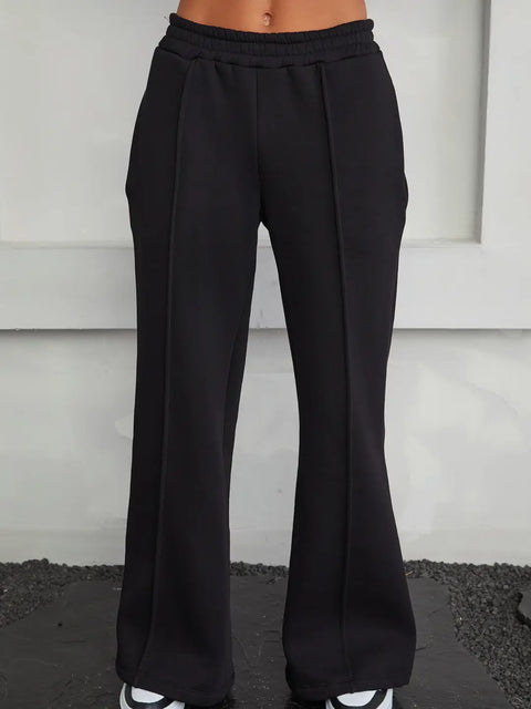 Cozy Fleece Wide Leg Pant