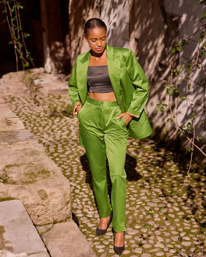 Urban Suit Jacket And Long Pants Apple Green-Suit Jacket and Pants-Nereide Asturias-S-Urbanheer