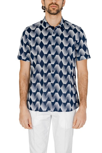Antony Morato Men Shirt-Clothing Shirts-Antony Morato-blue-44-Urbanheer