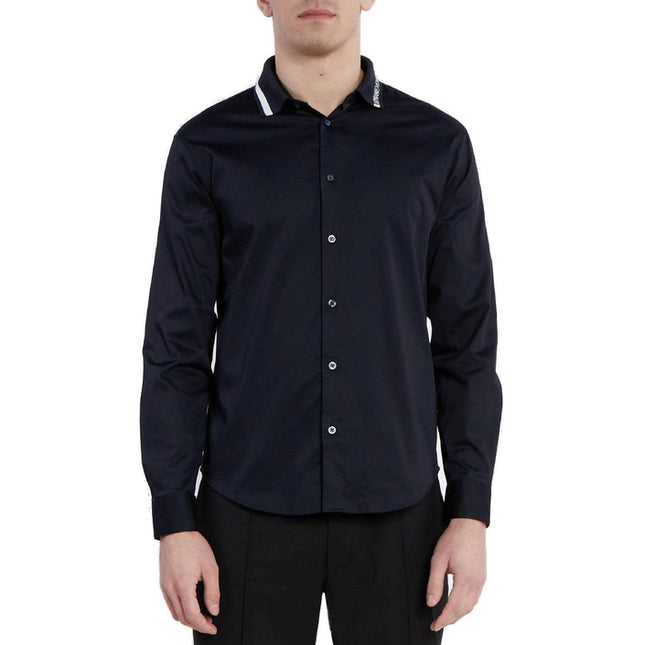 Armani Exchange Men Shirt-Clothing Shirts-Armani Exchange-blue-XS-Urbanheer
