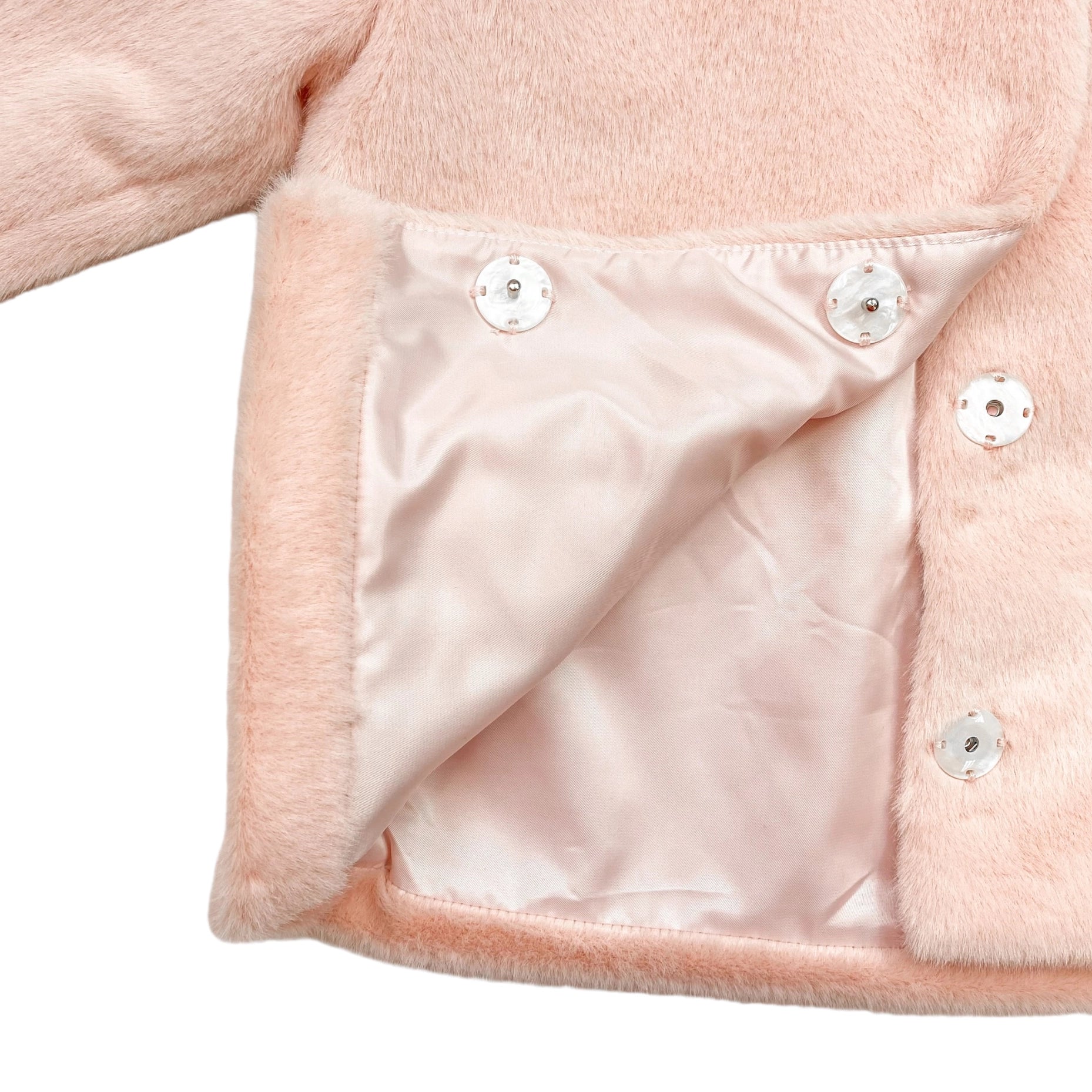 Embellished Trim Furry Jacket-doe a dear-2T-Urbanheer