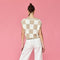 Hannah Loose Fit Checker Knit Top Taupe-TOP-Papermoon-Taupe-S-Urbanheer
