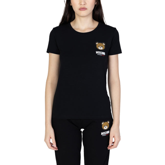 Moschino Underwear Women T-Shirt-Clothing T-shirts-Moschino Underwear-black-1-XS-Urbanheer