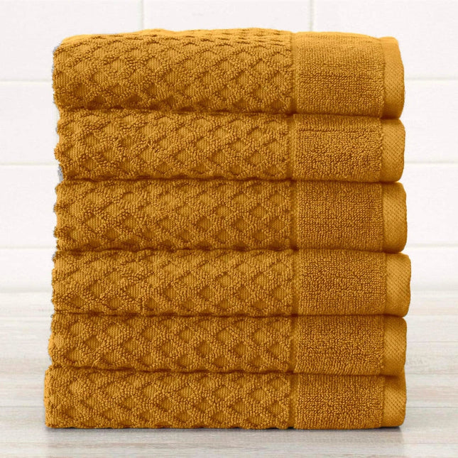 6 Pack Cotton Hand Towels - Grayson Collection