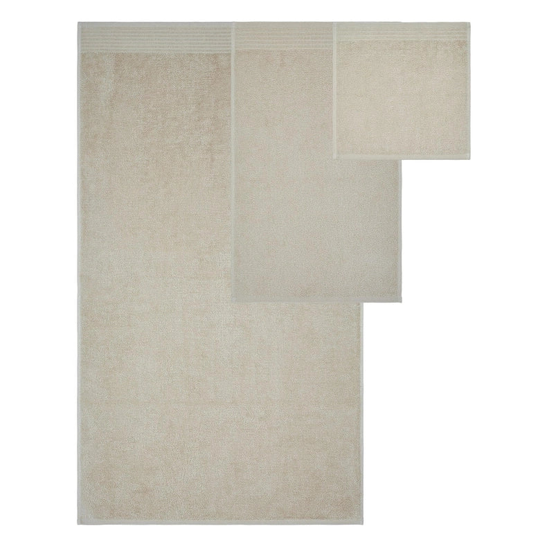 6 Piece Set Cotton Bath Towels - Kasper Collection Oatmeal-Towel-BH Collective-Oatmeal-Urbanheer