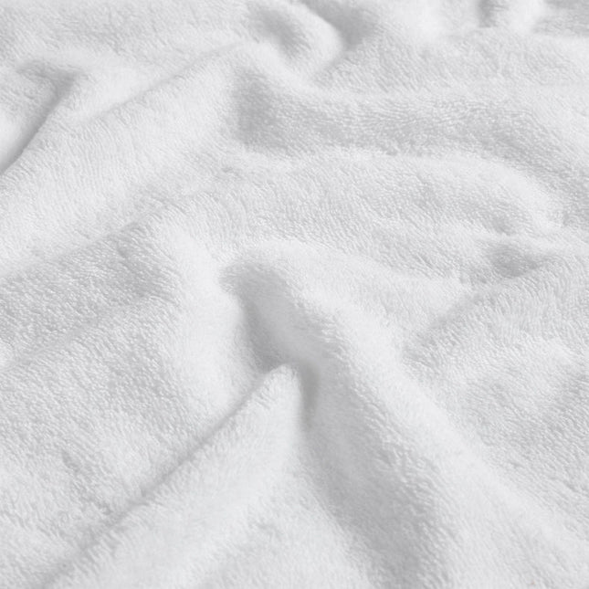 6 Piece Set Cotton Bath Towels - Kasper Collection White