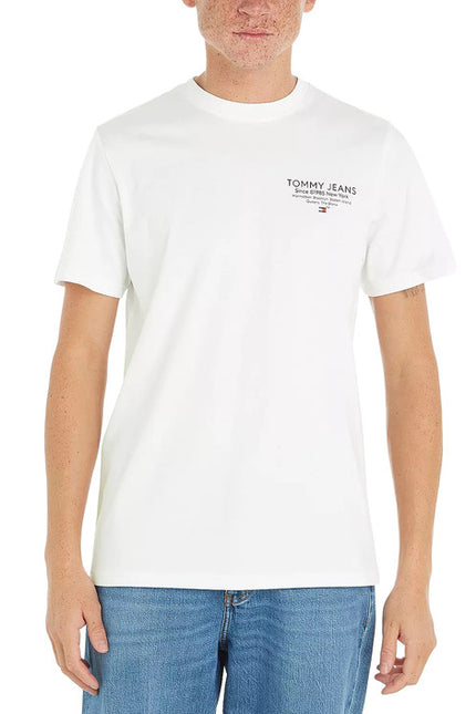 Tommy Hilfiger Jeans Men T-Shirt-Clothing T-shirts-Tommy Hilfiger Jeans-white-2-S-Urbanheer