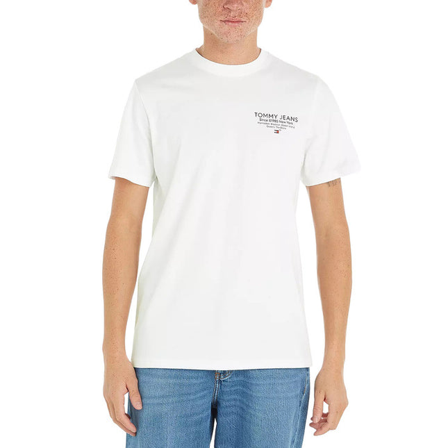 Tommy Hilfiger Jeans Men T-Shirt-Clothing T-shirts-Tommy Hilfiger Jeans-white-2-S-Urbanheer