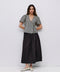 The Bridget Top Gingham Tie Front Blouse - Black