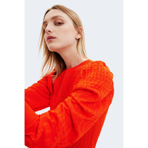 Desigual Orange Viscose Tops & T-Shirt-Desigual-IT40|S-Urbanheer