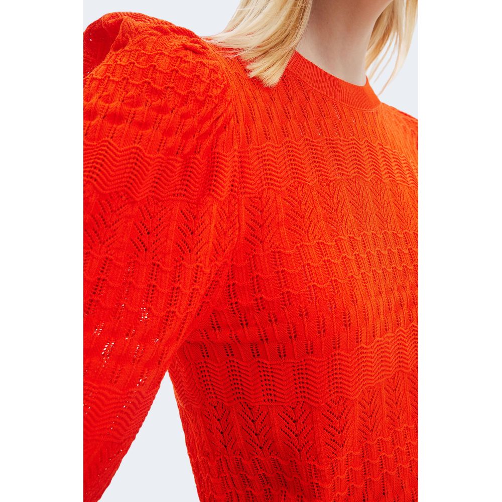 Desigual Orange Viscose Tops & T-Shirt-Desigual-IT40|S-Urbanheer