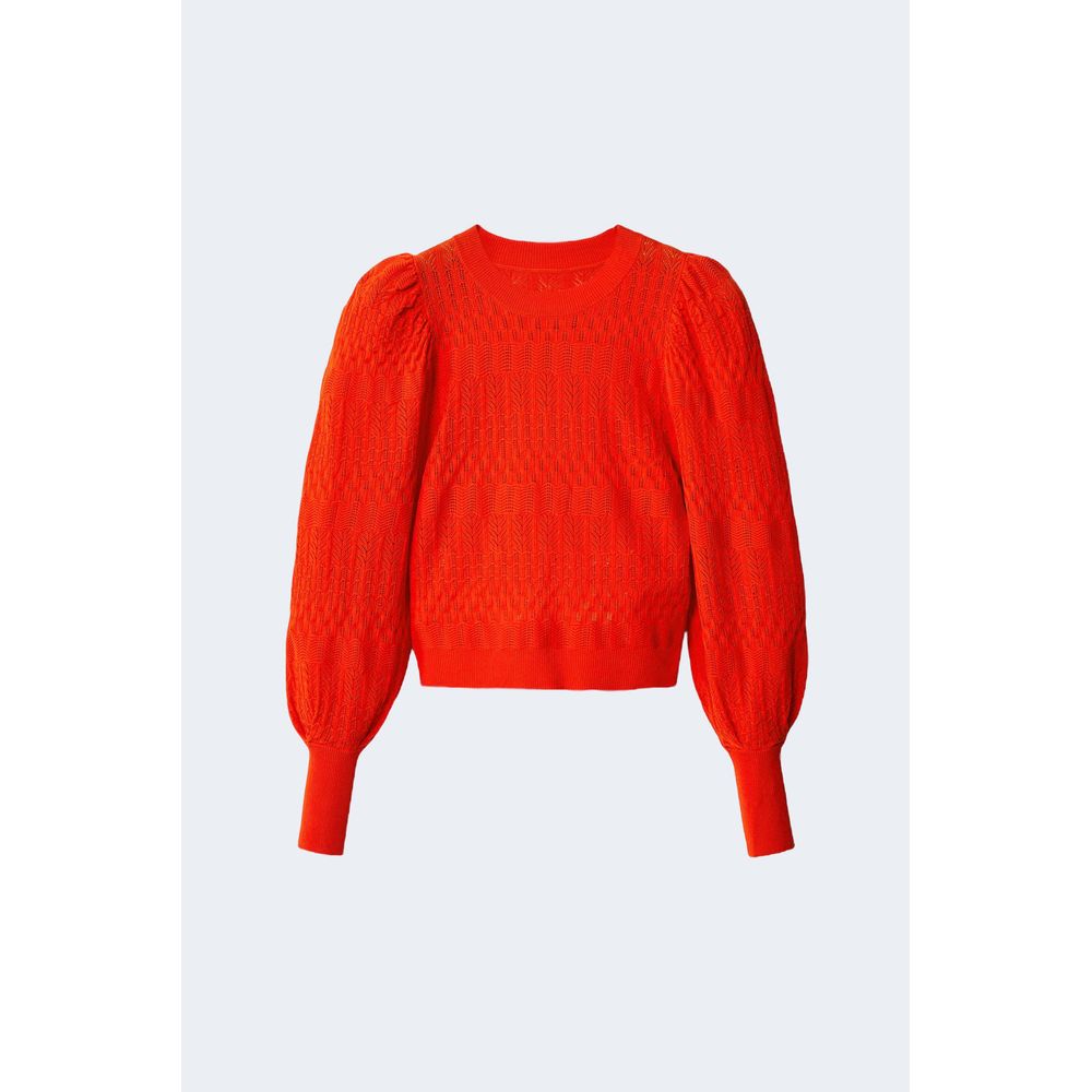 Desigual Orange Viscose Tops & T-Shirt-Desigual-IT40|S-Urbanheer