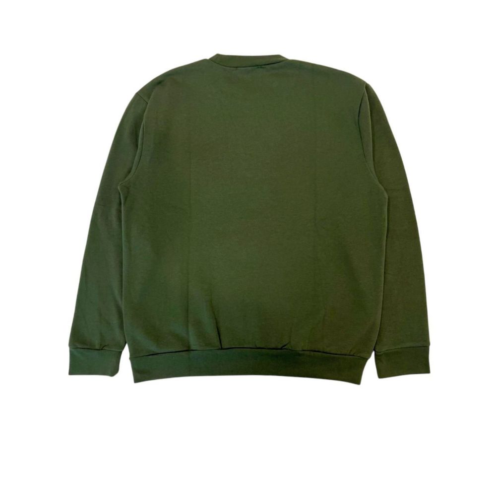 Cavalli Class Green Cotton Men Sweater-Cavalli Class-S-Urbanheer