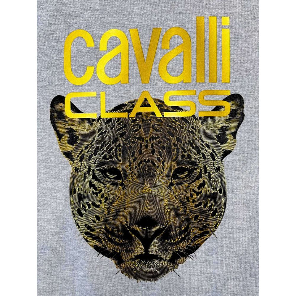 Cavalli Class Gray Polyester Women Sweater-Cavalli Class-XS-Urbanheer