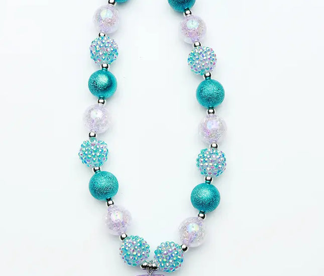 Mermaid Tail Necklace-Sparkle Sisters By Couture Clips-Turquoise-Urbanheer