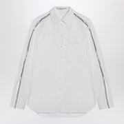 Stella McCartney White Falabella shirt with chains-Shirts-Stella McCartney-42-Urbanheer