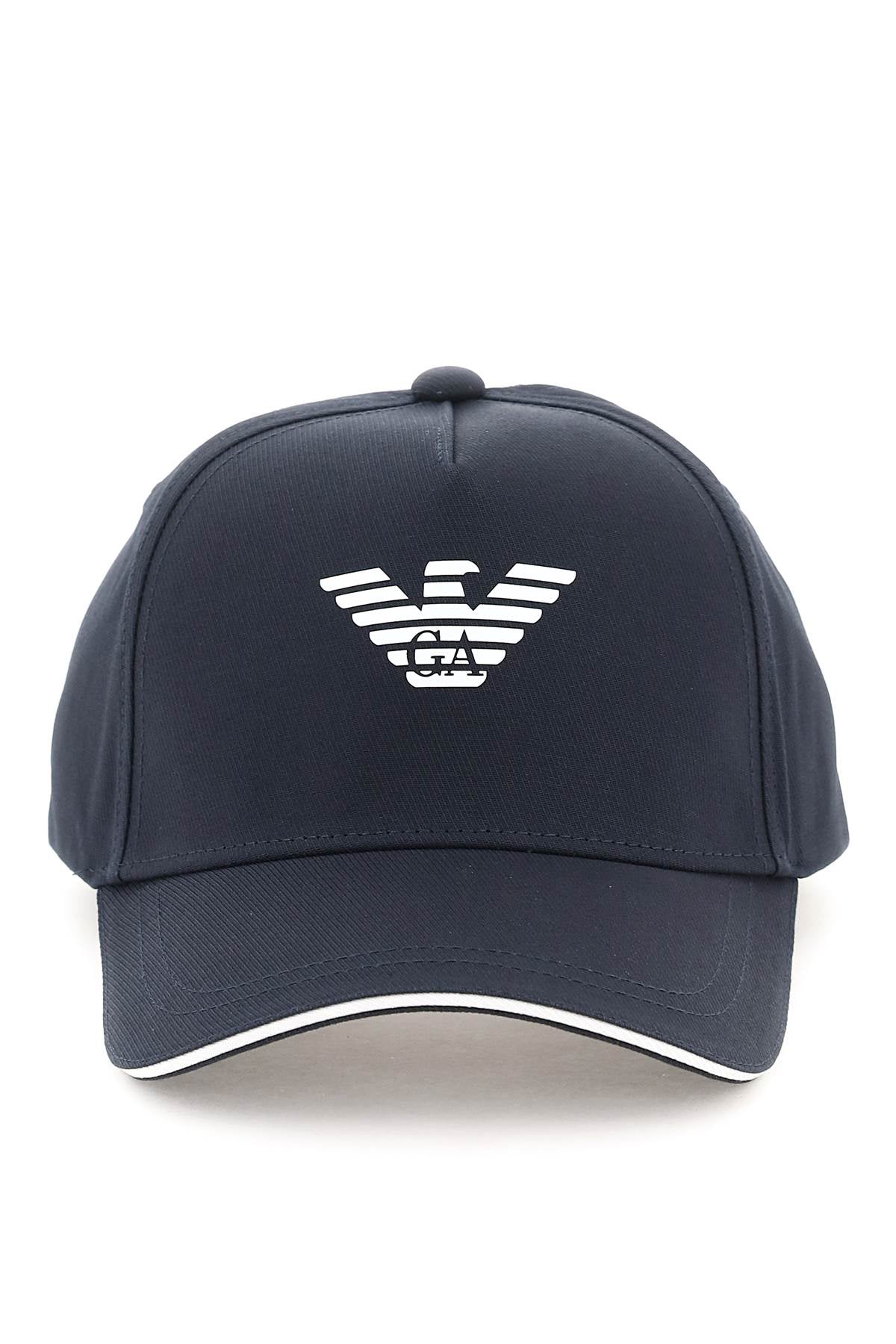 Emporio armani baseball cap with logo-Accessories Caps-EMPORIO ARMANI-Blue-Urbanheer