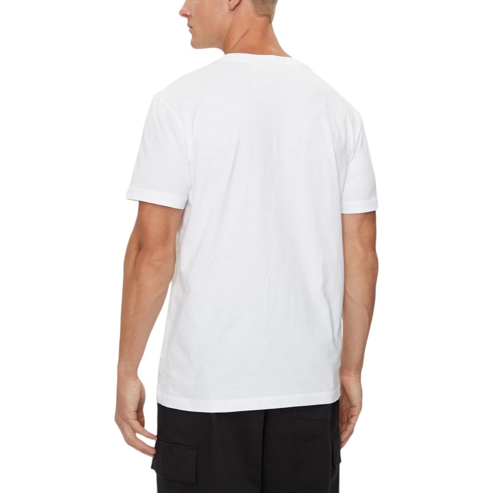 Calvin Klein Jeans White Recycled Cotton T-Shirt-Calvin Klein Jeans-IT46 | M-Urbanheer