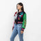 Wild And Free Cropped Varsity Jacket-Jacket-First Row-NAVY-S-Urbanheer