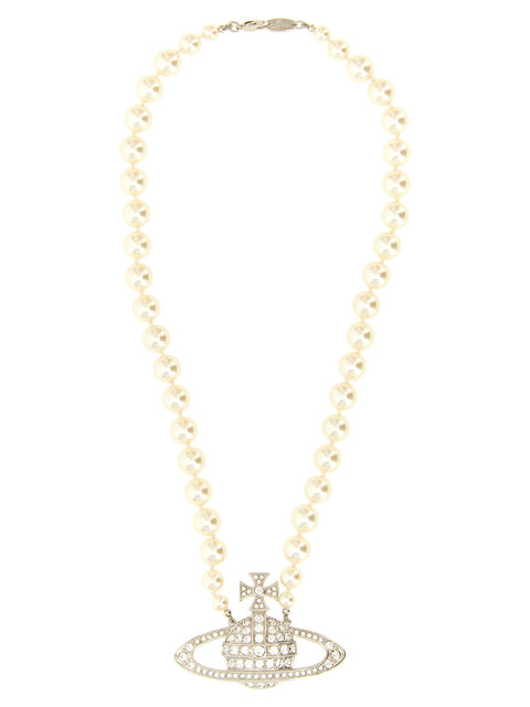 Vivienne Westwood Man. Bas Relief Pearl Necklace