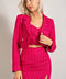 Tweed Crop Jacket w/ Pearl Buttons-Jacket-EDIT by NINE-MAGENTA-S-Urbanheer