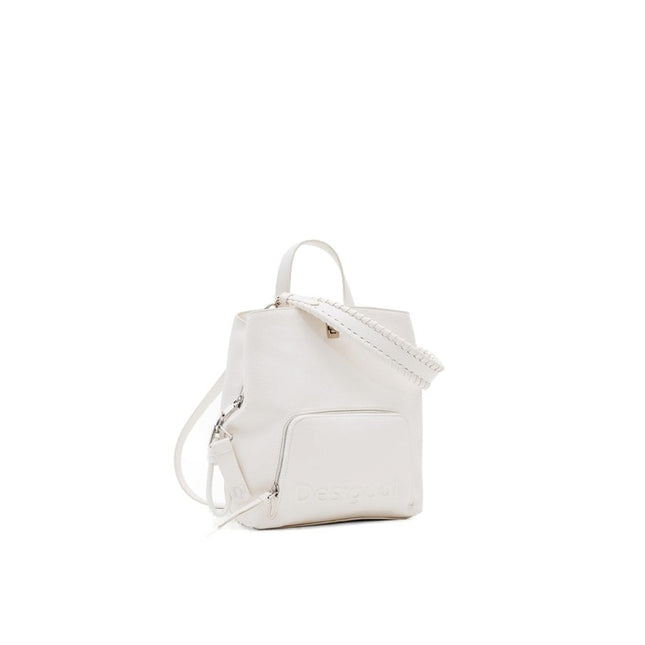 Desigual Women Bag-Accessories Bags-Desigual-white-Urbanheer