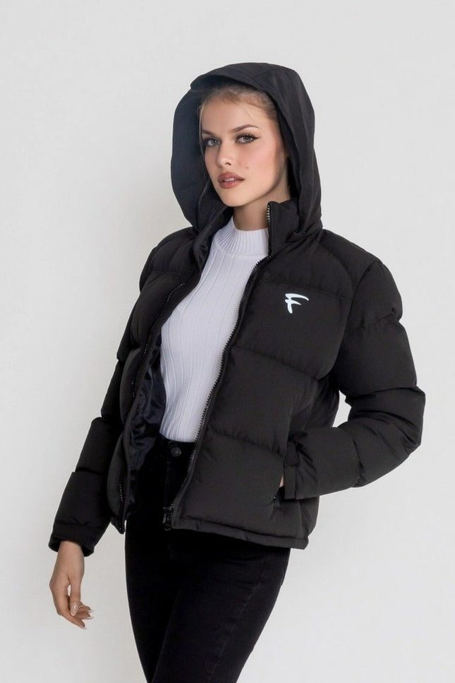 Women'S Vail Winter Puffer Insulated Down Hooded Jacket-Fadcloset-Urbanheer