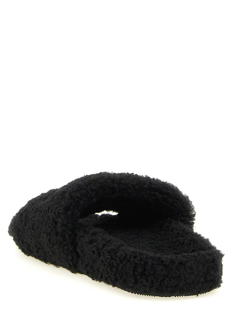 Balenciaga Furry Open Sandals