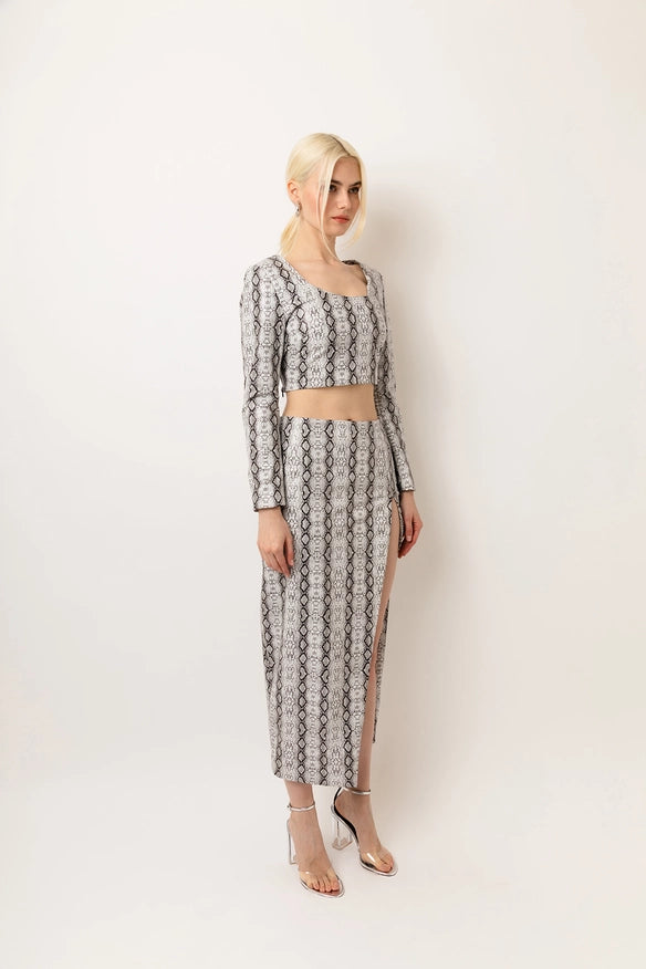 Cici Snake Faux Leather Set-Sets-Amy Lynn-S-Urbanheer