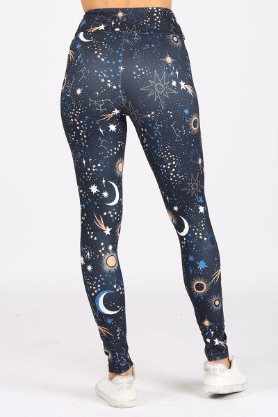 Galaxy Print Legging-LA Soul-S-Urbanheer