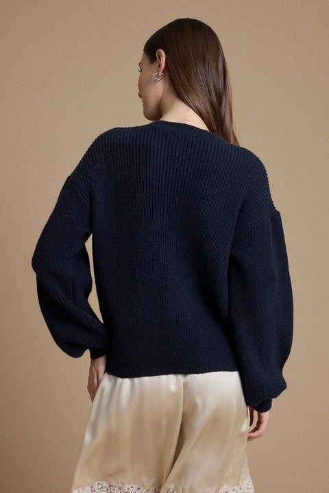 Floral Embroidered Sweater