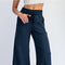Modal Scuba Cropped Wide Pant