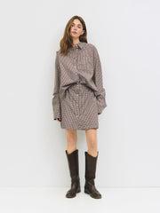 The Gates Skirt Striped Button-Down Mini Skirt