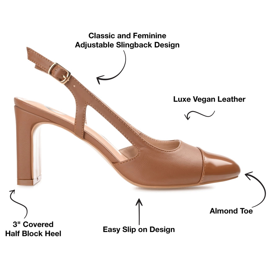 Journee Collection Women's Reignn Wide Width Pump-Shoes Pumps-Journee Collection-Beige-5.5-Urbanheer