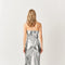 Johanna Faux Leather Metallic Bandeau Top-TOP-Amy Lynn-M-SILVER-Urbanheer