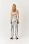 Johanna Faux Leather Metallic Bandeau Top-TOP-Amy Lynn-M-SILVER-Urbanheer