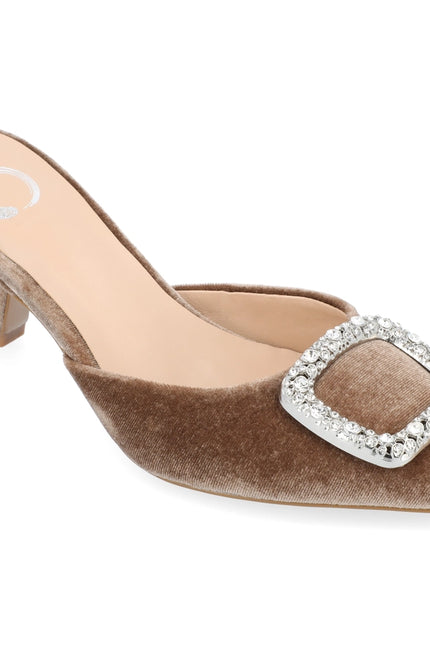 Journee Collection Women's Rishie Pump Taupe-Shoes Pumps-Journee Collection-5.5-Urbanheer
