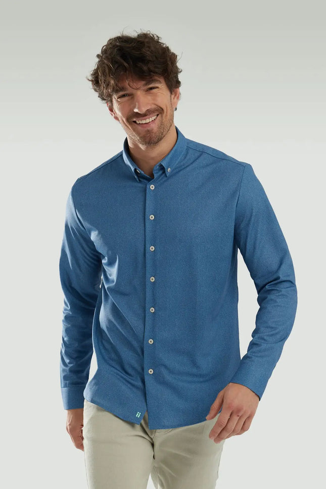 Casual Denim Shirt-Clothing - Men-Sepiia-Urbanheer