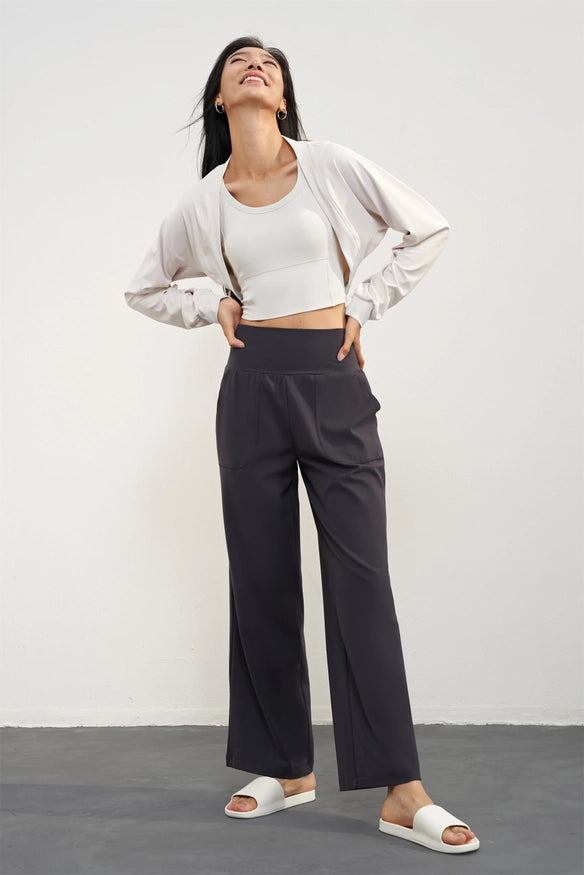 Omniflex Knitted Crop Cardigan Top Jacket Eggshell-JACKET-91thelabel-S/M-Urbanheer