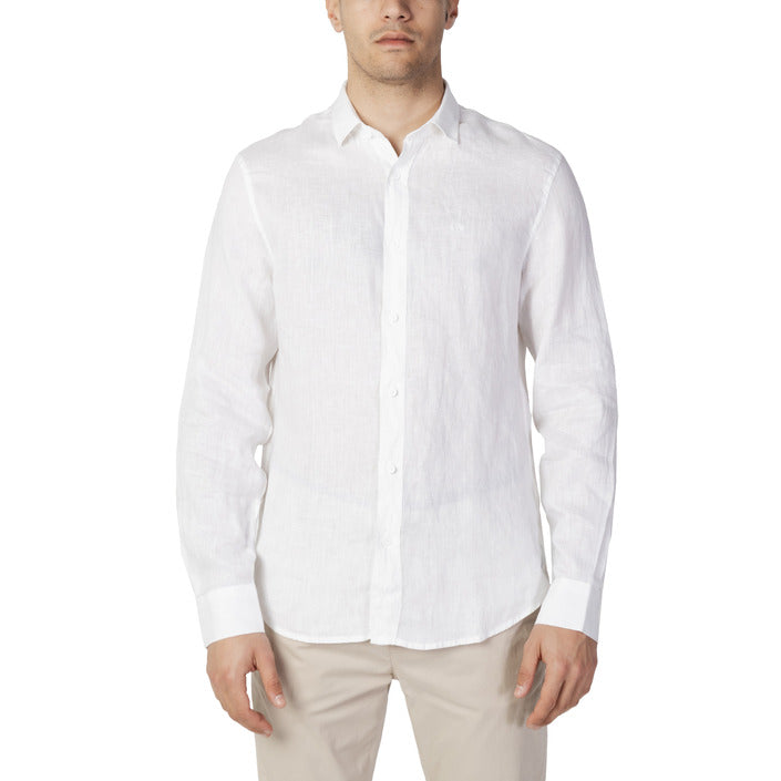 Armani Exchange Men Shirt-Clothing - Men-Armani Exchange-white-S-Urbanheer