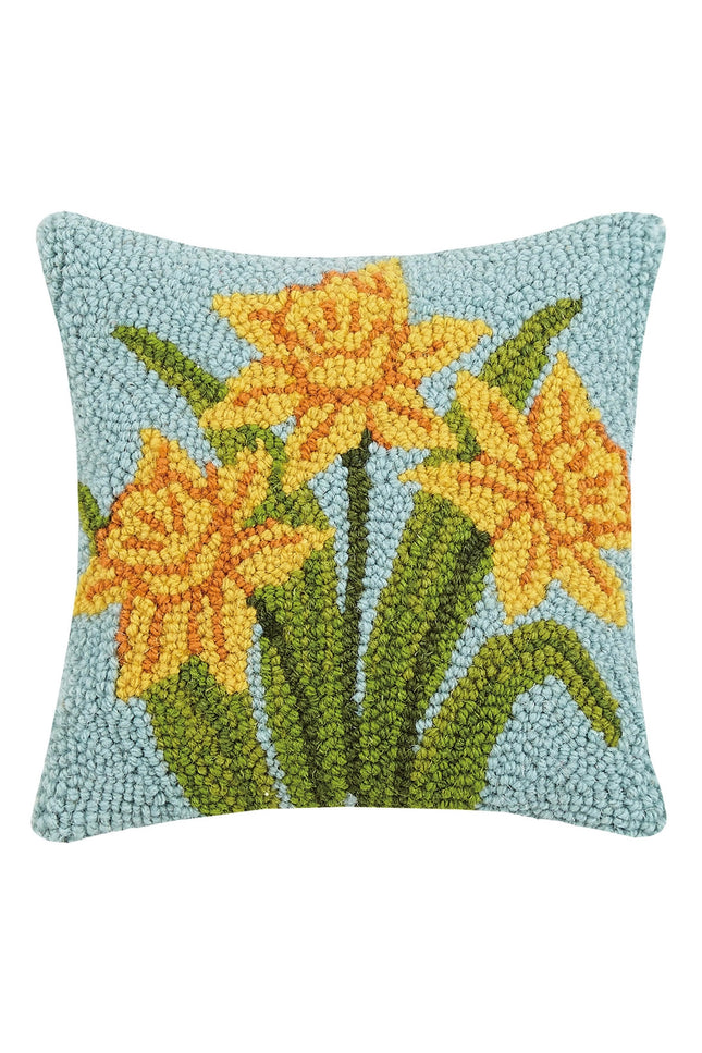 Daffodil Flower Hook Pillow-Peking Handicraft-Urbanheer