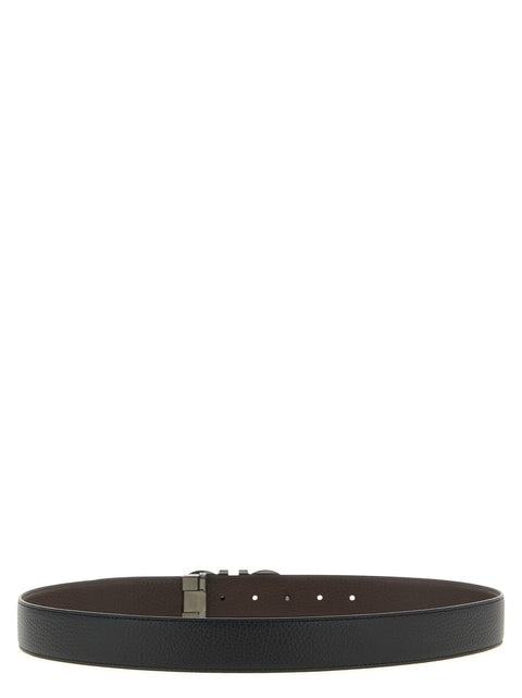 Ferragamo Doppio Gancini Reversible Belt